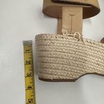 Frye & Co. Sandals Amber Caramel Espadrille Wedge Ankle Strap Leather Boho 9.5 Brown Photo 6