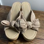 Koko + Palenki Jana Heel in Champagne Satin NWOT size 8.5 Gold Photo 1