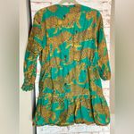 Farm Rio  Green and Yellow Leopard Print Mini Dress Photo 2
