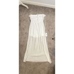 Trixxi Women’s White Strapless White Summer Maxi Dress X LARGE Photo 3