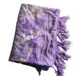 Hawaii Maui Tropical Aloha Purple Lavender White Swimsuit Wrap Sarong EUC #6040 Size undefined Photo 0