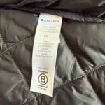 Athleta  Whisper Metallic Velvet Vest Womens XS Extra Small Quilted Winter Shirt Photo 6