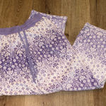 Croft & Barrow  Lavender and White Pajama Set Photo 0