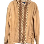Vintage Nick & Sarah Sport Woman‎ Zip Hoody Soft Jacket Tan Size 3X Photo 0