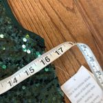 Taylor NWT green sequin cowl neck midi dress 6 Photo 11