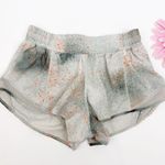 Lululemon Hotty Hot Low-Rise Short 2.5" Reflective Camo Silver Blue Orange Grey Photo 1