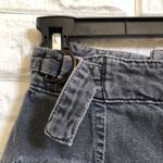Free People Free People gray washed denim jean mini skirt size 0 Photo 5