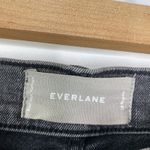 Everlane High Rise Grey Washed Denim Cotton Blend Jeans Women's Size 28 Regular Photo 6