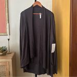 Athleta  Pranayama Restore Wrap Cardigan Sweater Shawl Brown NWT $89 Size L Photo 1