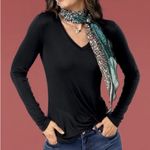 CAbi Black Long Sleeve Reveal Tee Style #3801 Photo 1