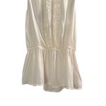 Anthropologie Vanessa Virginia Ivory Pleated Sleeveless Blouse boho peasant effo Photo 5