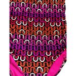 Trina Turk Multicolor Echo 1 Pc Chain Scoop Neck Swimsuit Sz 6 NWT Photo 2