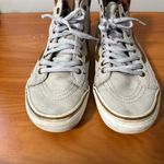 Vans Women Sk8-Hi Mte Grey/Brown Lace Up Sneaker Shoe Leather Hi Top Scotchgard Photo 3