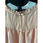 Falls Creek NWOT Falls‎ Creek Women's Peach High Neck Sleeveless Ruffle Midi Dress Size Med Photo 8