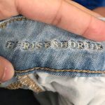 American Eagle Hi-Rise Shortie Shorts Light Wash Photo 3