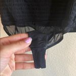 Free People Intimately Kill the Lights Bodysuit Black Tulle Ruffle Sleeve small Photo 5