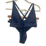 Aerie ✨ Swim Scoop Ribbed Wave Navy Sz Small Bikini✨ Photo 8