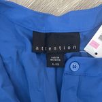 Attention New  Blue Geometric Sleeveless Blouse Size XL Polyester V-Neck Tank Photo 2