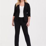 Torrid  Studio Lexington‎ Millennium Stretch Blazer Office Plus Size 2 2X Black Photo 2