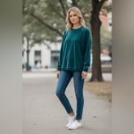 Aerie REAL Obsessed Velour Oversized Sweatshirt Photo 5