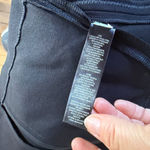 7 For All Mankind b(air) Denim Snakeskin Trim Coated Black Jeans Size 29 Photo 9