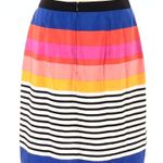 ASOS  Women's Multicolor Striped High-Low Skirt - Size 10 Photo 2