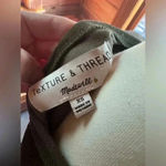 Madewell Texture and Thread Crepe Wrap Top in Forest Green size Extra Small Photo 5