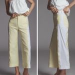 Anthropologie Maeve The Colette Embroidered Crop Wide-Leg Pants, Size 28P Photo 1