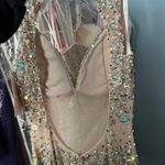 blinged out cheer hoco or event dress Silver Size 8 Photo 2