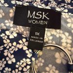 MSK Plus Size Printed Ring Short Photo 7