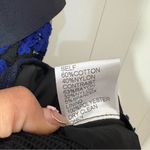 Tadashi Shoji Embroidered Lace Fit & Flare Dress Blue/Black Women’s Photo 4