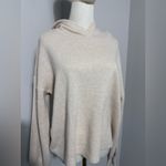 Rachel Zoe  beige cashmere hooded sweater / sweatshirt size medium Photo 4