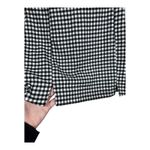 love on a hanger Black White Gingham Preppy Academia Mini Skirt Junior's Size 1 Photo 2