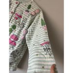 Vintage Design Options Rare Unique Funky Embroidered Chair & Lamp Sequins Size M Green Size M Photo 4