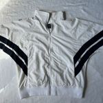 Abercrombie & Fitch Abercrombie and Finch Retro White Stripped Jacket - Size S Photo 0