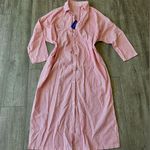 Elegant Red and White Striped Swim Cover Photo 1