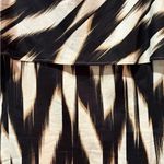 Banana Republic  linen-blend abstract black and white pattern dress NWT Photo 2