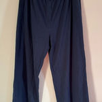 SKIMS  Cotton Jersey Wide Leg Pant in Navy, size XL Photo 0