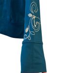 SportHill Women's Blue Hoodie XS Long Sleeve Casual Fall Wear Arm Detail Photo 3