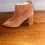 Stuart Weitzman  Gradiner Block Heel Pointed Toe Suede Boots Photo 3