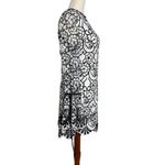 Alexis  Ruston Black White Lace Dress Photo 1