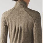 Lululemon Rush Hour Half Zip Top Military Green Heather size 6 Photo 9