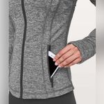 Lululemon  Define Jacket Coat Heathered Black Luon Full Zip Size 4 Photo 3