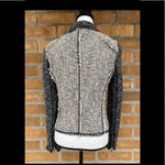 Rebecca Taylor tweed moto jacket sz. 4 Photo 7