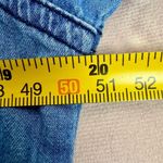 Lucy & Laurel Women's Blue Chambray Top Size M Long Sleeve Collared Blouse Photo 7