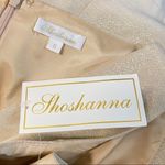 Shoshanna NEW!  Gold Shimmer Sz 8 Sleeveless Dress Photo 5