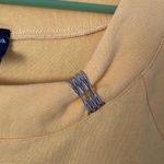 Rafaella Bright Yellow Short Sleeve T-Shirt With Metal Detail | Size XL Photo 2