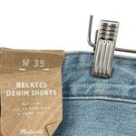 Madewell Relaxed Denim Shorts Jean Cutoff Dunwoody Wash Blue Plus Size 35 Photo 11
