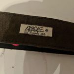 ATTAQUE VINTAGE 80'S NEON/BLACK Numbers LEATHER BELT MADE IN AUSTRALIA, SIZE M Black Photo 3