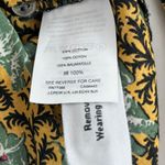 J.Crew Women’s Off The Shoulder Elephant Print Ratti Top Yellow Green Size 2 Photo 10